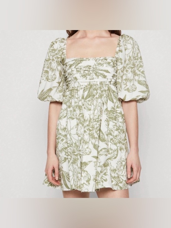 Abercrombie & Fitch Dresses & Skirts - Abercrombie & Fitch Emerson Poplin Puff Sleeve Mini Dress SmallPetite